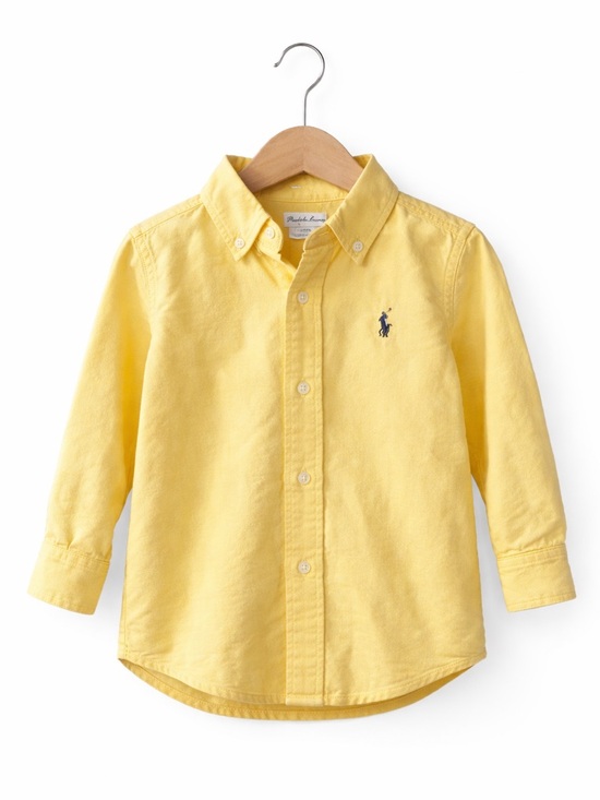 Ralph Lauren Other - Ralph Lauren Kids Yellow Button-Down Oxford Shirt